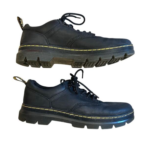 Dr Martens Reeder‎ Wyoming Leather Utility Shoe Black Size 11 M 12 L main image 2